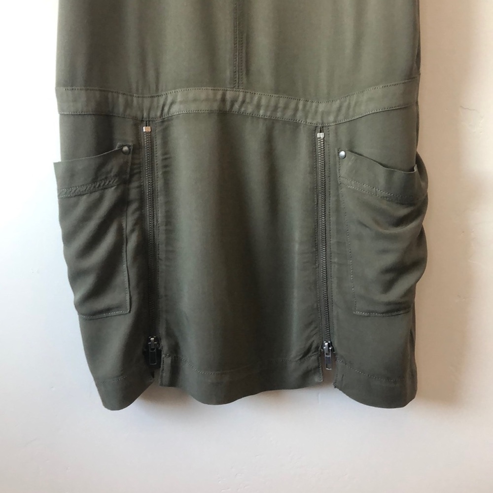 NWOT Free People Front Zippers Rayon Dress Size 0 - Picture 2 of 8